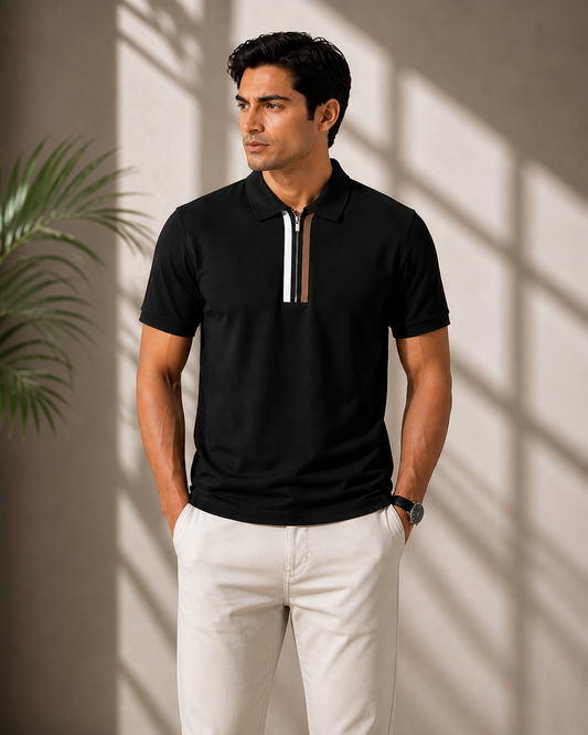 Black Premium T-Shirt – Minimal Streetwear Relaxed Fit