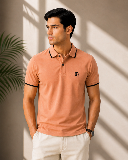 Peach Essential T-Shirt – Streetwear Minimal Relaxed Fit