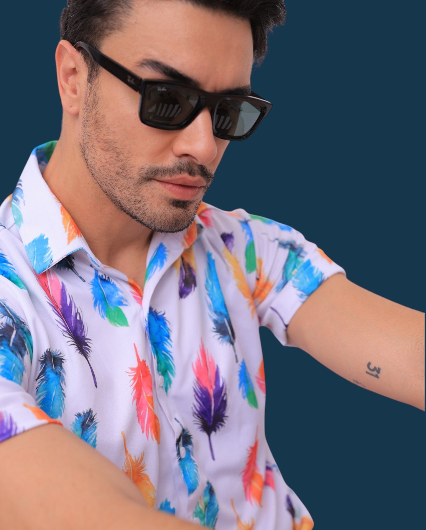 Men's Half Sleeve Printed Shirt – Casual & Stylish Summer Wear