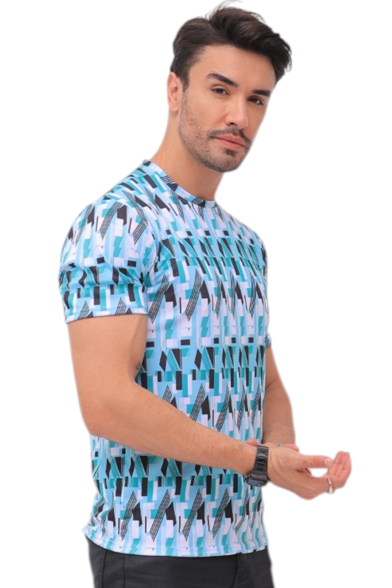 Round Neck Printed T-shirts for Men Half Sleeves