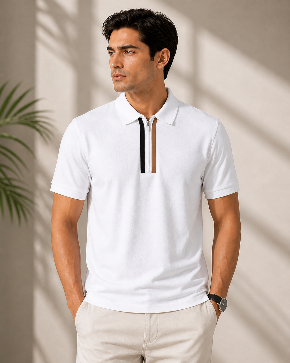 White Premium Oversized T-Shirt – Minimal Streetwear Relaxed Fit