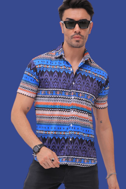 Collar Shirt for Men Half Sleeves