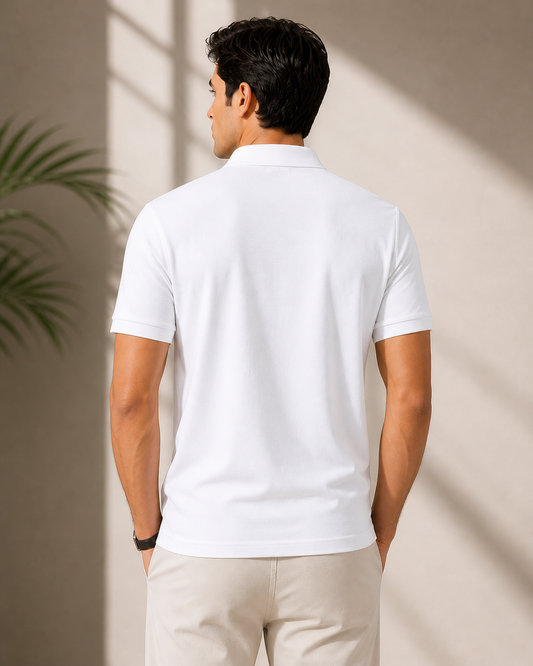 White Premium Oversized T-Shirt – Minimal Streetwear Relaxed Fit