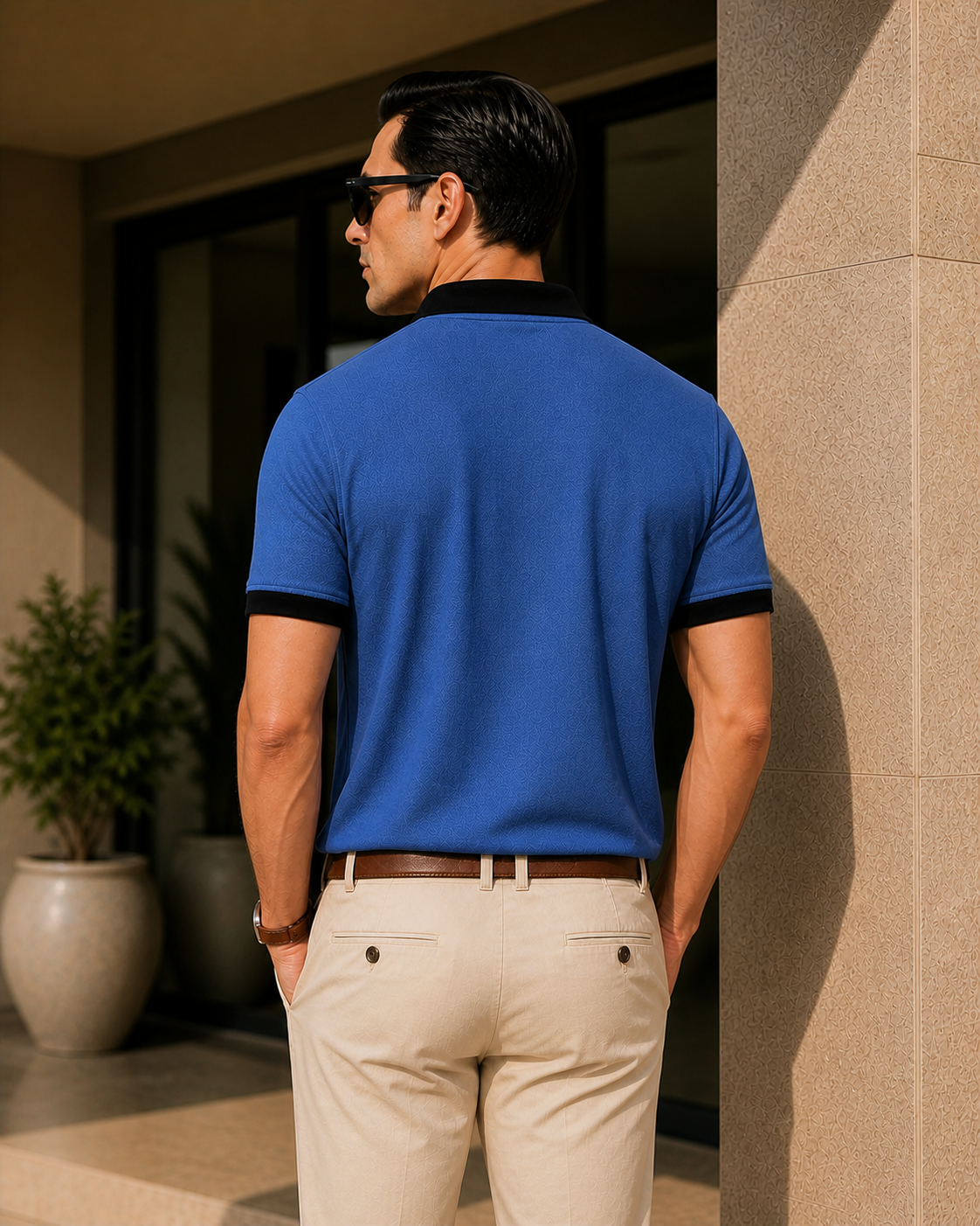 Sky Blue Oversized T-Shirt – Streetwear Relaxed Fit