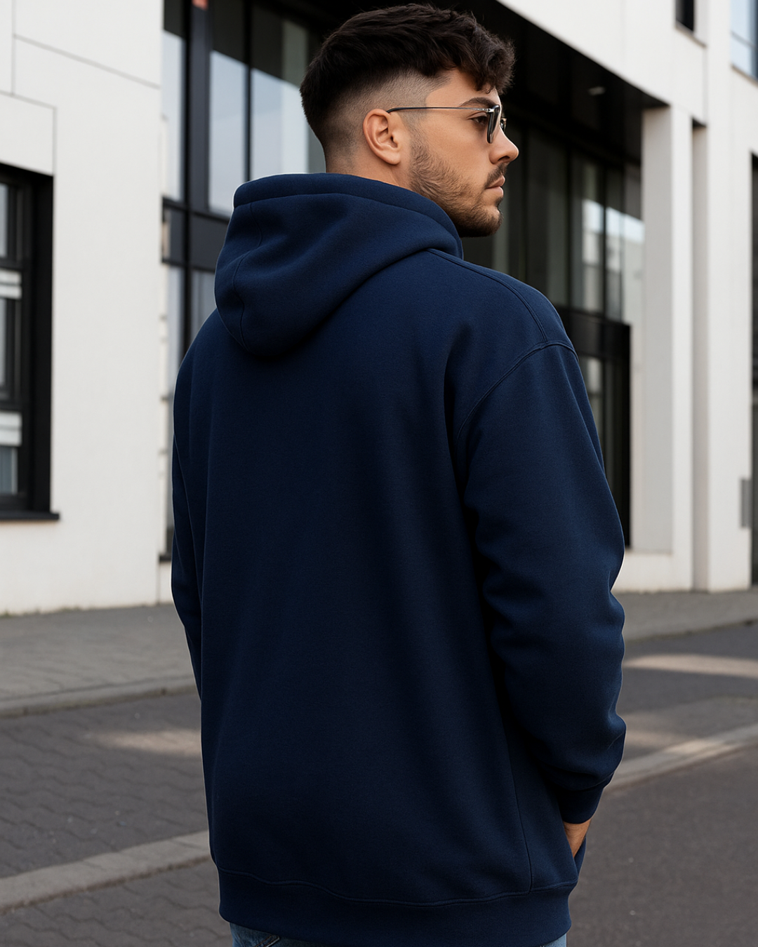 Hooded Sweatshirts Happy - Person Men