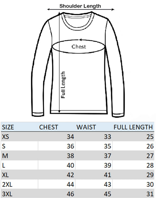 Round Neck Full Sleeves T-shirt