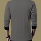 Full Sleeve V-Neck T-shirt Men