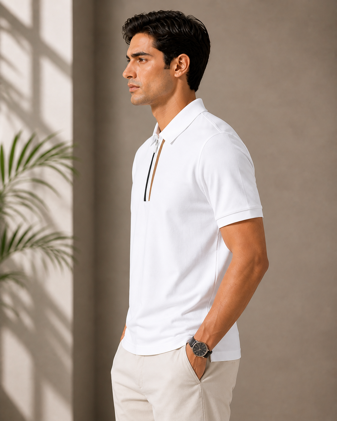 White Premium Oversized T-Shirt – Minimal Streetwear Relaxed Fit