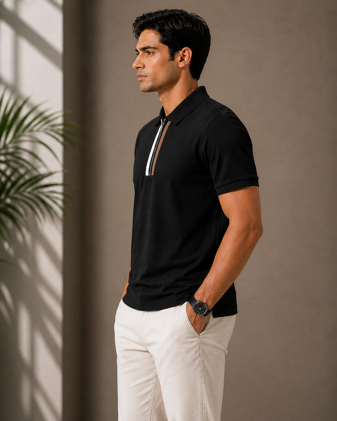 Black Premium T-Shirt – Minimal Streetwear Relaxed Fit