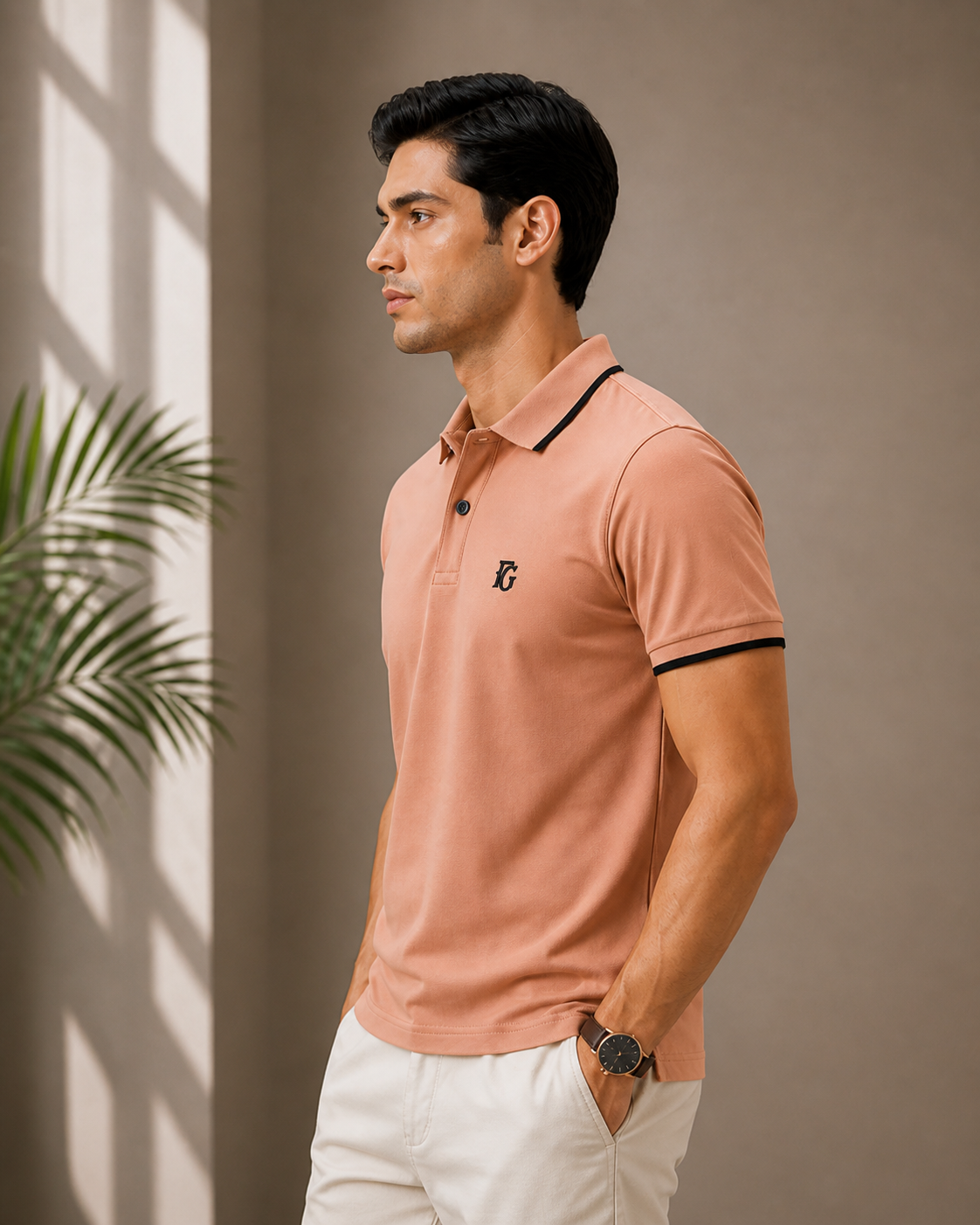 Peach Essential T-Shirt – Streetwear Minimal Relaxed Fit