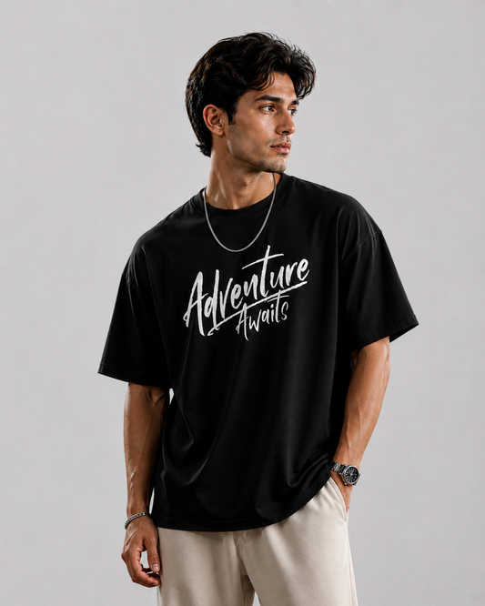 Black Horizon-Oversized T-shirts