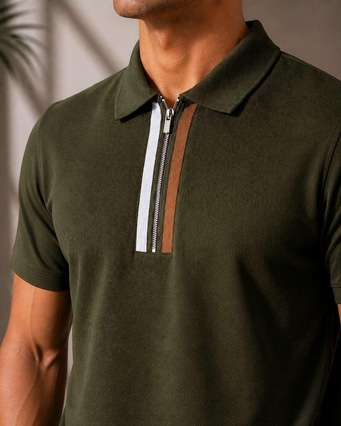 Olive Green Oversized T-Shirt – Streetwear Premium Relaxed Fit