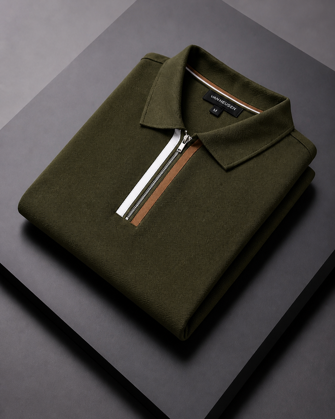 Olive Green Oversized T-Shirt – Streetwear Premium Relaxed Fit