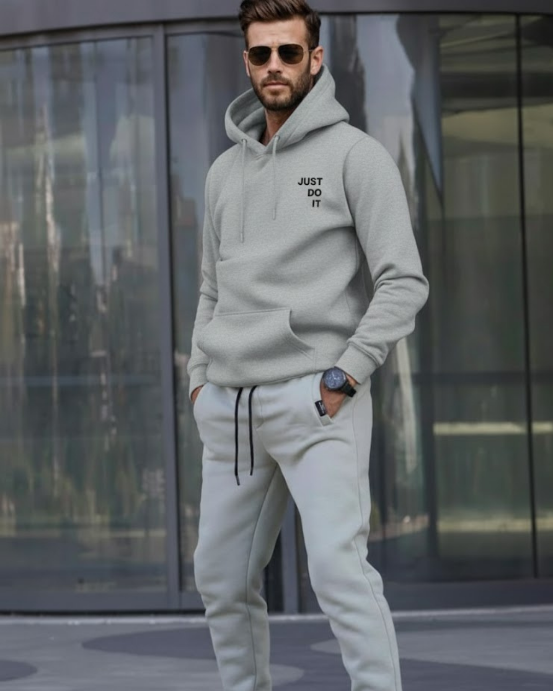 Hooded Sweatshirts Just - Do -It Men
