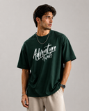 Green Horizon-Oversized T-shirts