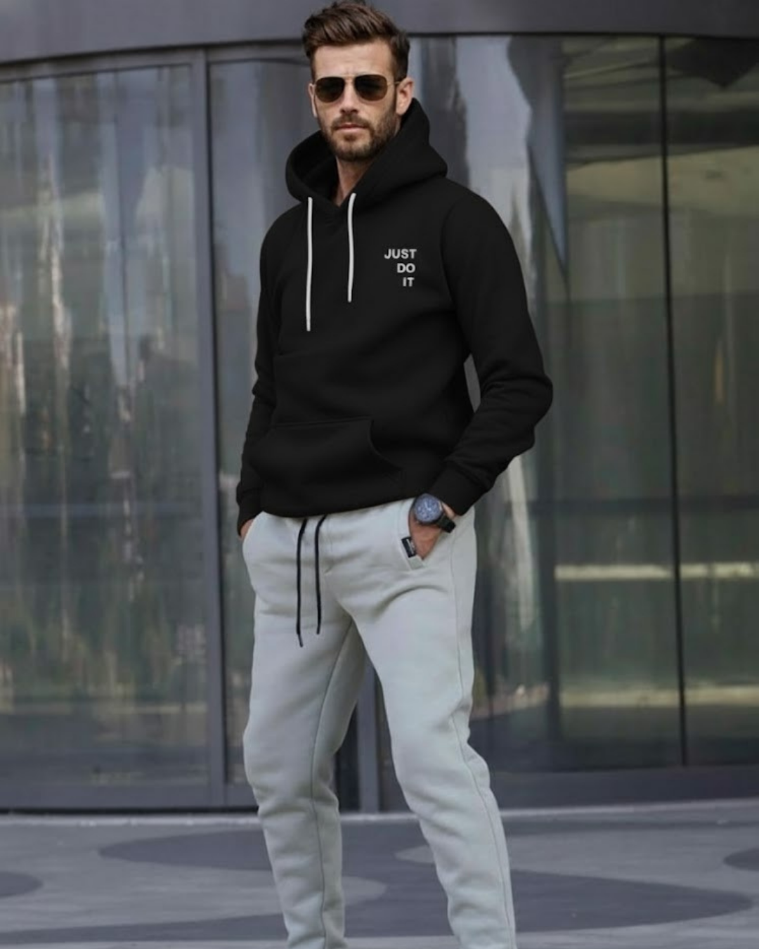 Hooded Sweatshirts Just - Do -It Men