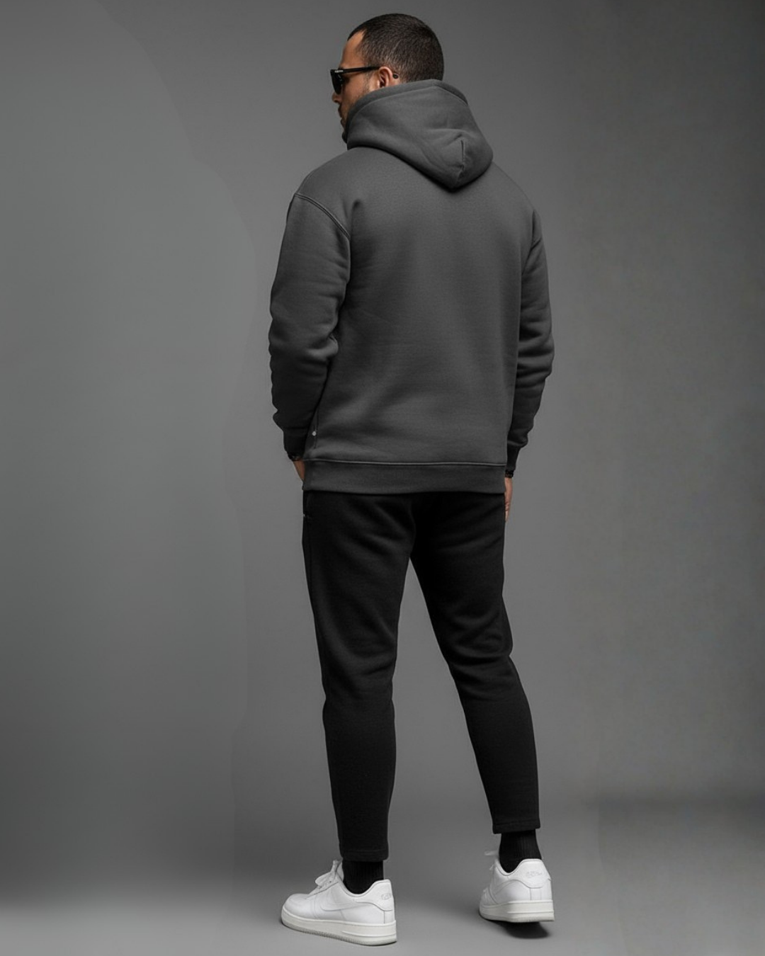 Hooded Sweatshirts Heart-shape  Men