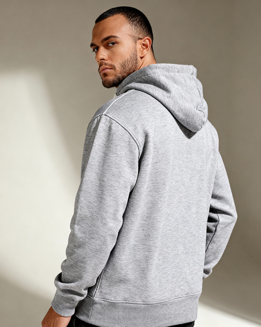 Hooded Sweatshirts Heart-shape  Men