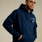 Hooded Sweatshirts Heart-shape  Men