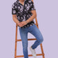 Trendy Men's Printed Shirt – Half Sleeves | Regular Fit Casual Shirt