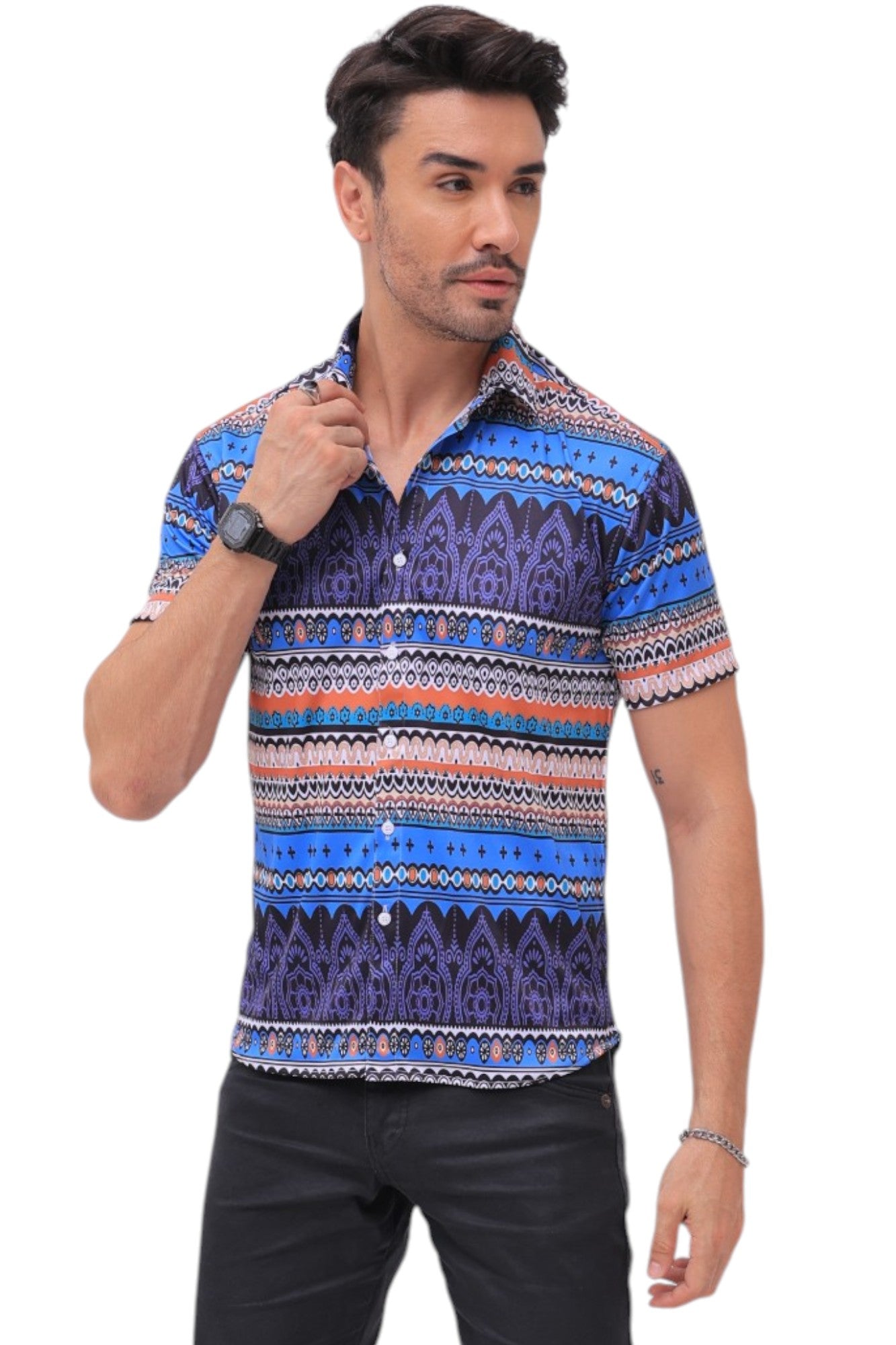 Collar Shirt for Men Half Sleeves