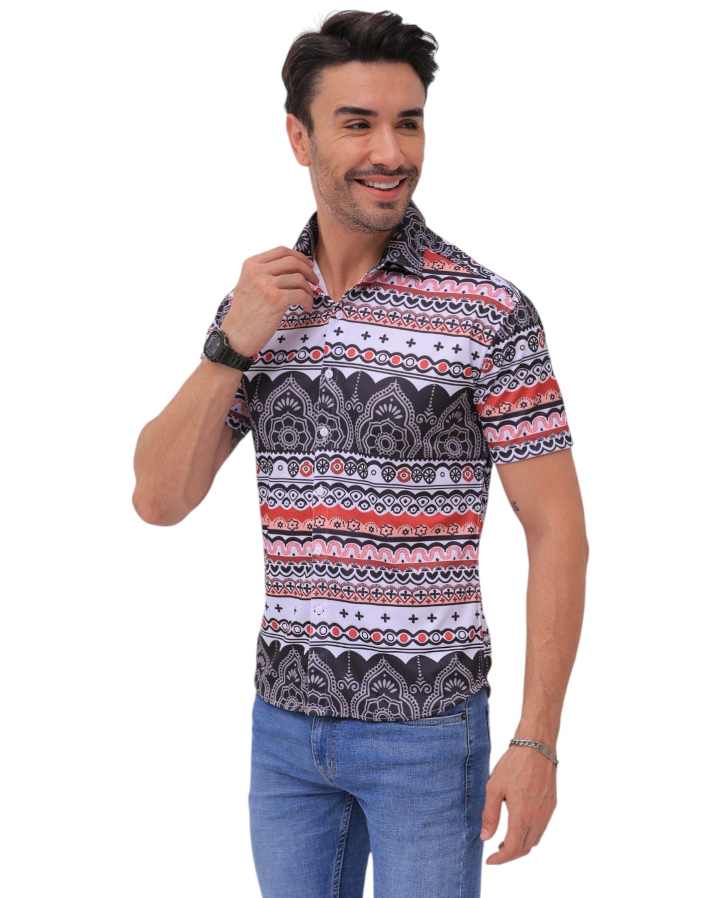 Collar Shirt for Men Half Sleeves