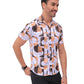 Stylish Printed Mens Half Sleeves Shirt