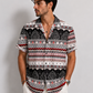 Half Sleeves Printed Maroon Shirt