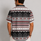 Half Sleeves Printed Maroon Shirt