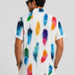 Half Sleeves Printed Multicolor Shirt