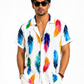 Half Sleeves Printed Multicolor Shirt