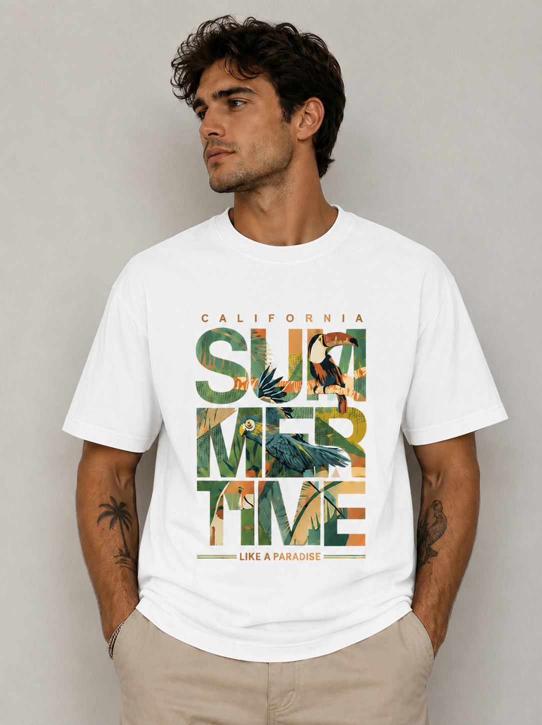 Toucan Oasis - Oversized T-shirts