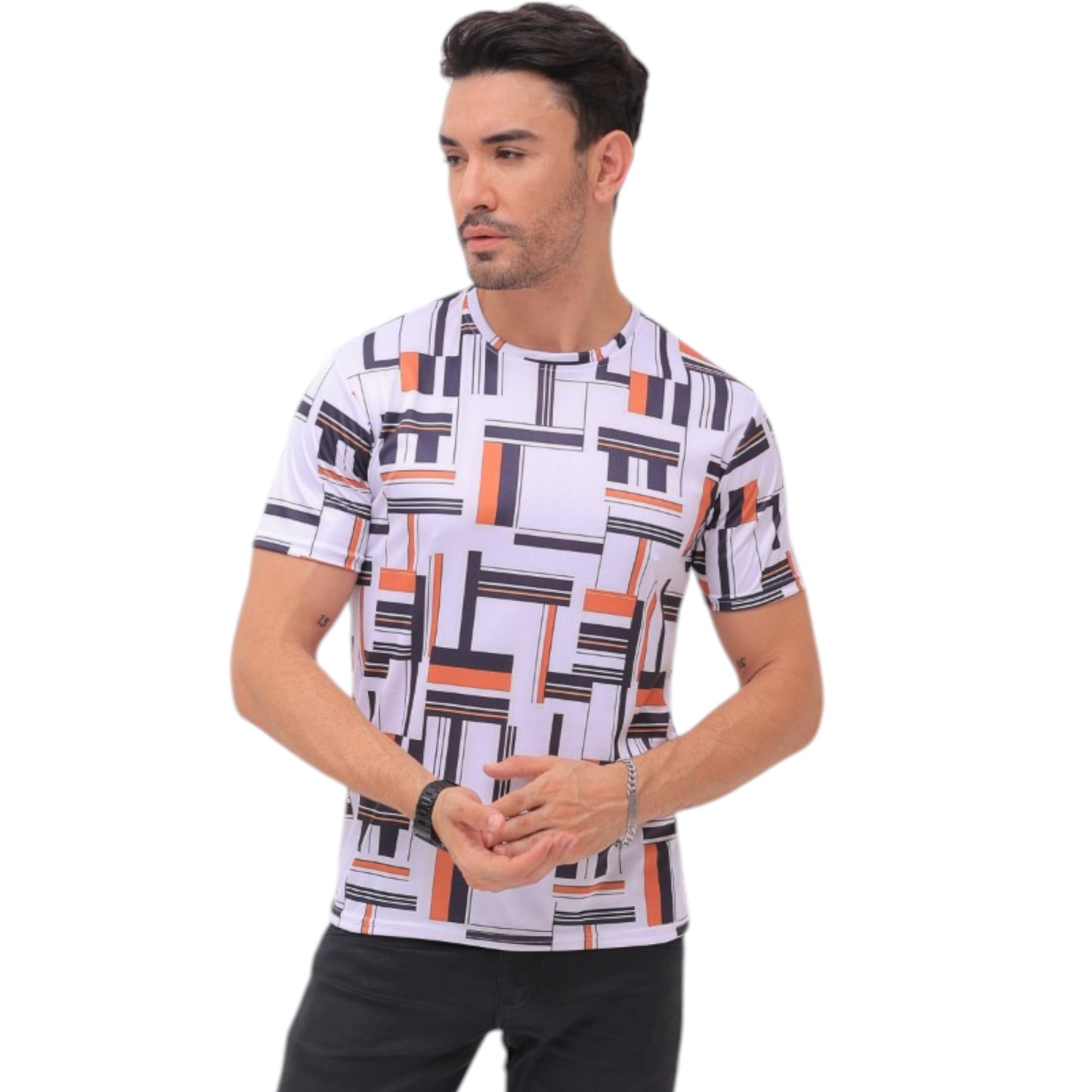 Round Neck Designer T-shirt for Men