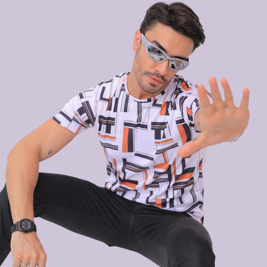 Round Neck Designer T-shirt for Men
