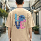 Oversize Drop Shoulder Printed T-shirt for Men