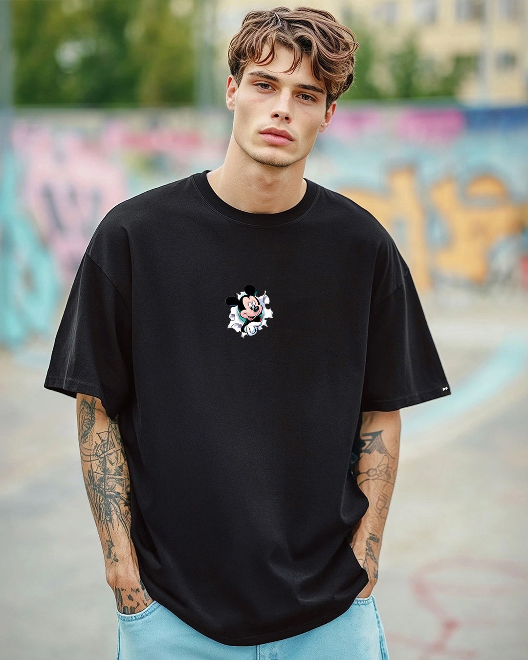 Oversize Fit Men's T shirt, Pack of 1