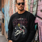Men’s Black Printed Sweatshirt