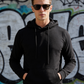 Men’s Black Solid Hoodie