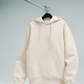 Men’s Cream Solid Hoodie