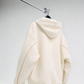 Men’s Cream Solid Hoodie