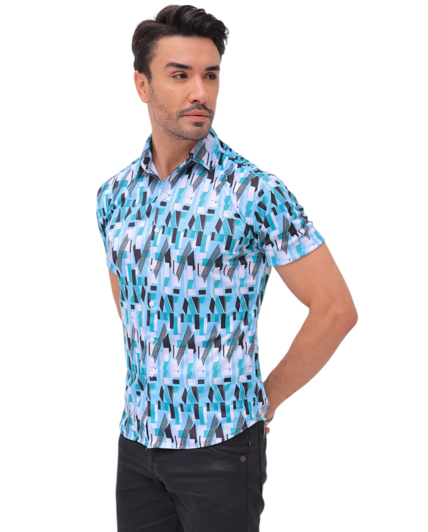Stylish Printed Shirt for Men – Half Sleeve | f Gallery