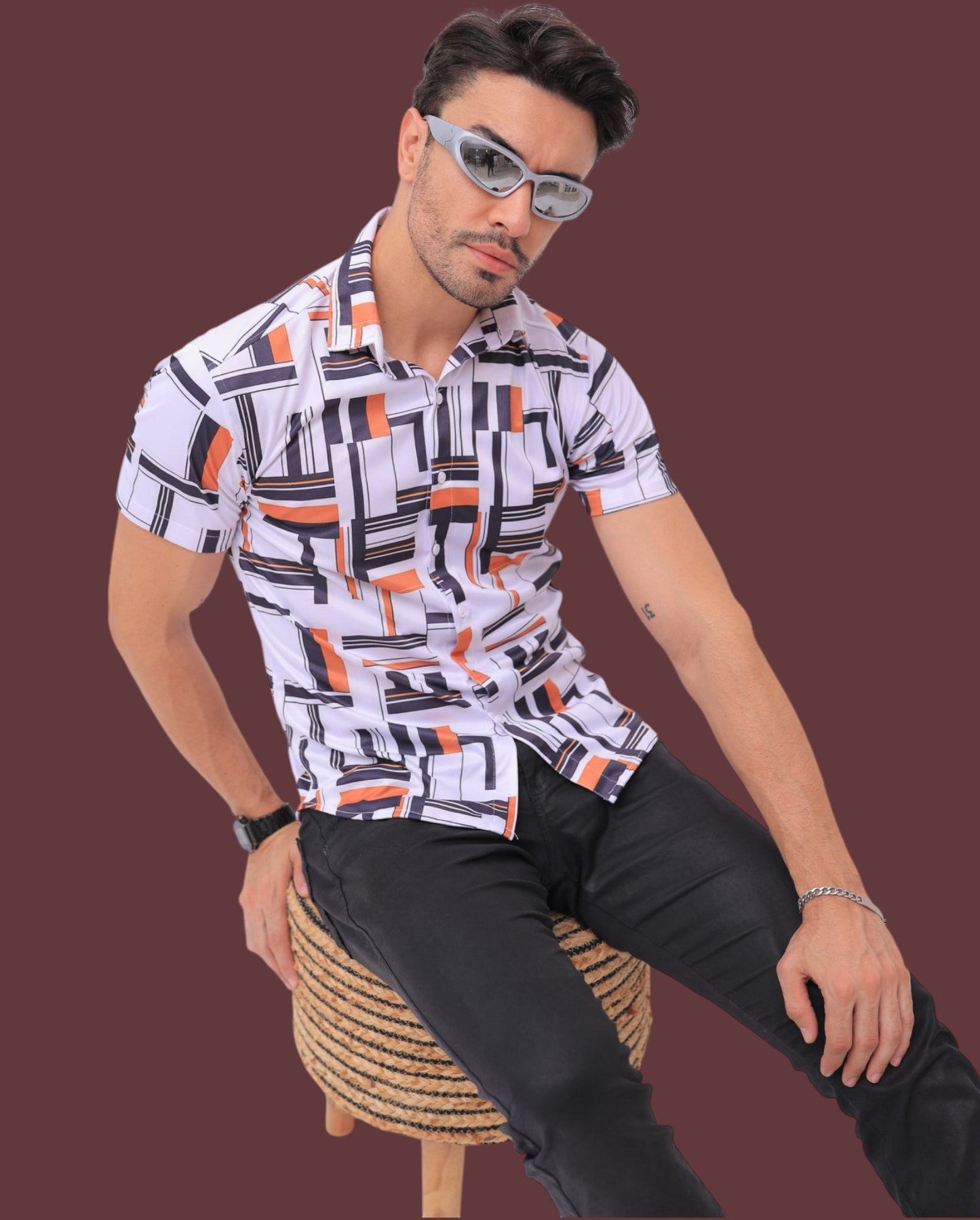Shirts Half Sleeves Printed for Men
