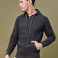 Men's Grey Hoodie with Zipper