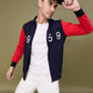 Men's Color Block Zip-Up Jacket