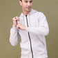 Men's Grey Hoodie with Zipper