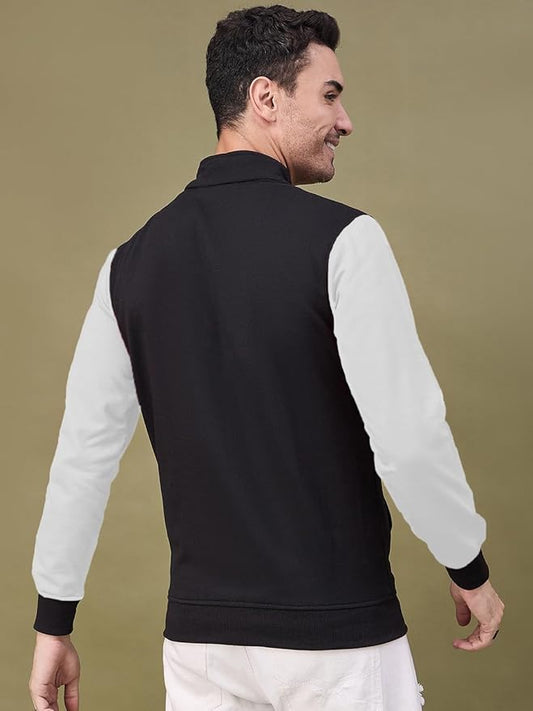 Men's Color Block Zip-Up Jacket