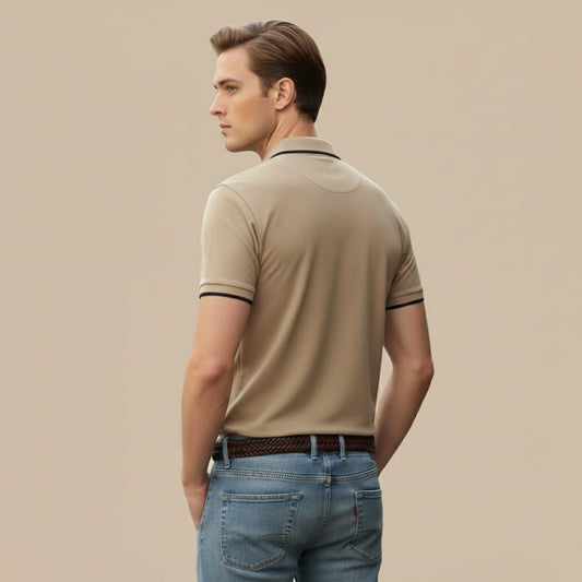 Beige Oversized T-Shirt – Streetwear Boxy Fit