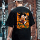 Oversized Fit Printed Round Neck T shirt- Perfect for Casual Wear