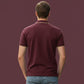 Wine Red Oversized T-Shirt – Streetwear Premium Relaxed Fit