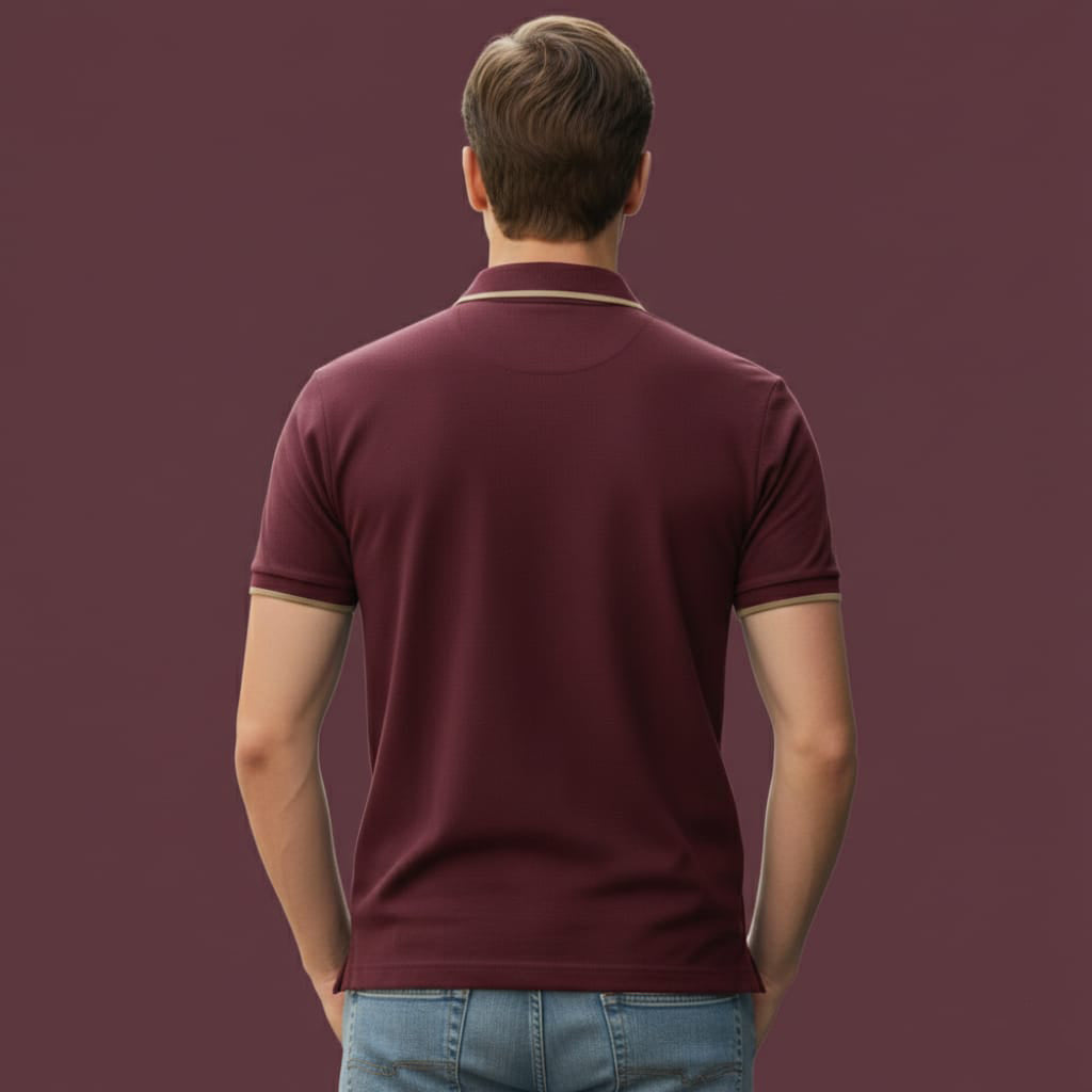 Wine Red Oversized T-Shirt – Streetwear Premium Relaxed Fit